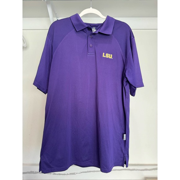 Russell Athletic LSU Men's‎ Polo Louisiana State University Size Large - Picture 1 of 6